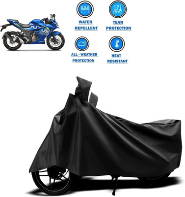 CODOKI Waterproof Two Wheeler Cover for Suzuki(Gixxer SF 250, Black)