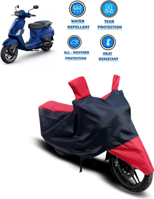 CODOKI Two Wheeler Cover for Piaggio(Vespa SXL 150, Red)
