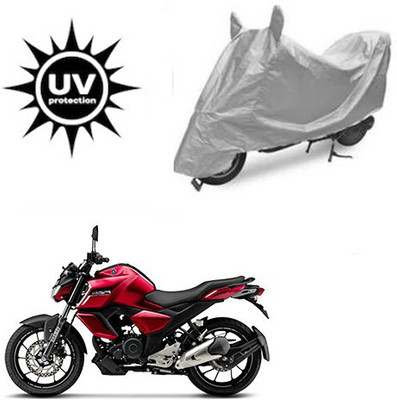 SK AUTO Waterproof Two Wheeler Cover for Yamaha(FZ-S, Silver)