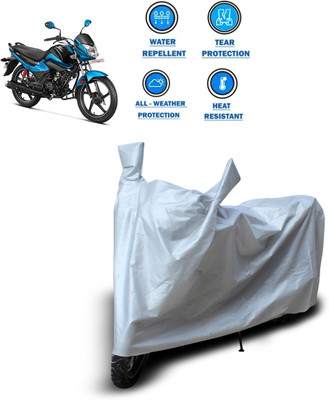CODOKI Two Wheeler Cover for Hero(Splendor I Smart, Silver)