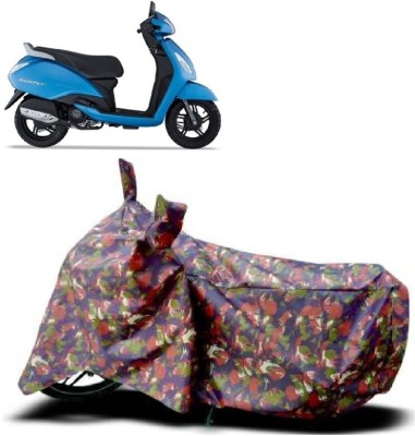 SUGASHRI Waterproof Two Wheeler Cover for TVS(Jupiter, Multicolor)