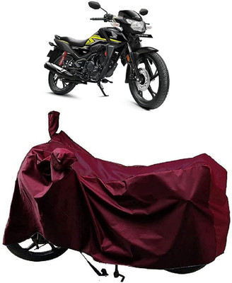 Mdstar Waterproof Two Wheeler Cover for Honda(SP125, Maroon)