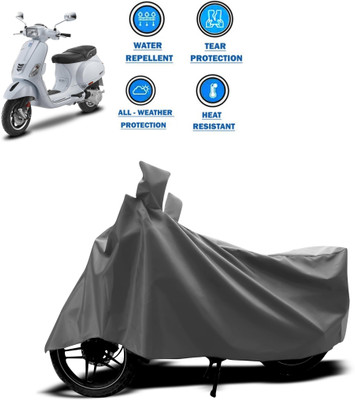CODOKI Two Wheeler Cover for Piaggio(Vespa SXL, Grey)