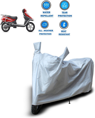 PAGORA Two Wheeler Cover for Hero(Electric Flash, Silver)