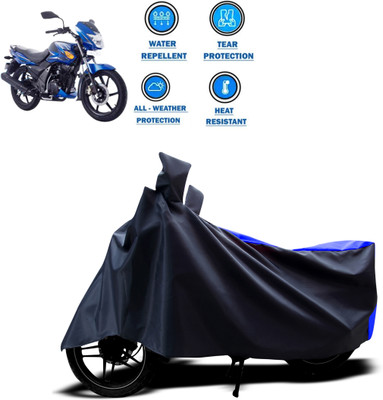 CODOKI Two Wheeler Cover for TVS(Flame, Blue)