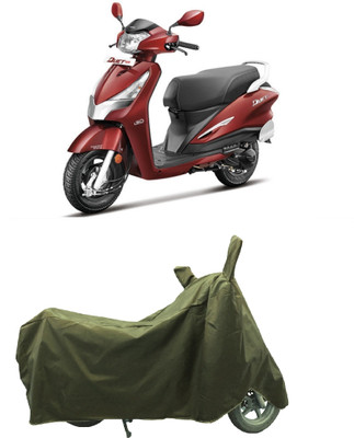 Coxtor Waterproof Two Wheeler Cover for Hero(Duet LX 110CC, Gold)