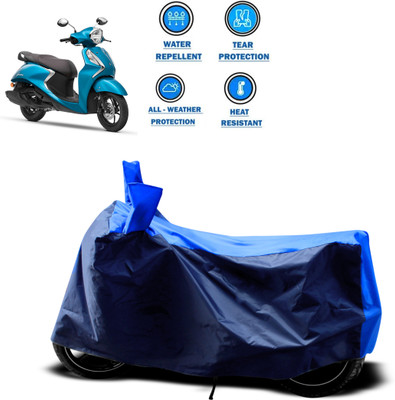 PAGORA Two Wheeler Cover for Yamaha(Fascino 125 FI, Blue)
