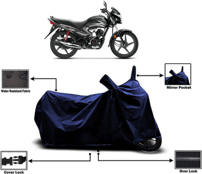 SK AUTO Two Wheeler Cover for Honda(Dream Yuga, Blue)