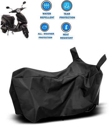 CODOKI Two Wheeler Cover for Hero(Electric Photon, Black)