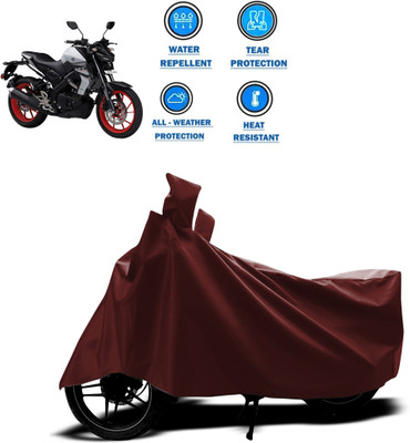CODOKI Waterproof Two Wheeler Cover for Yamaha(MT-15, Maroon)