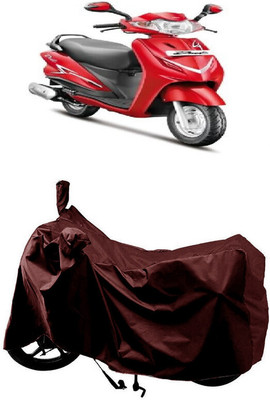 SUGASHRI Waterproof Two Wheeler Cover for Hero(Duet VX 110CC BS6, Maroon)