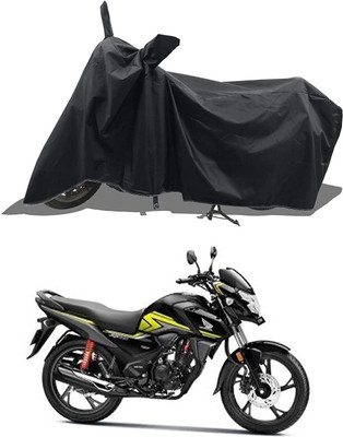 SK AUTO Waterproof Two Wheeler Cover for Honda(SP125, Black)