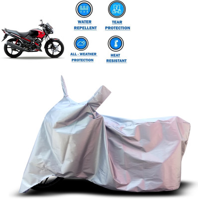 PAGORA Two Wheeler Cover for Yamaha(Gladiator, Silver)