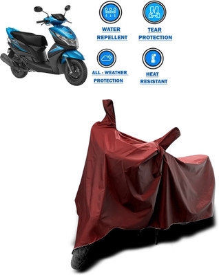 CODOKI Waterproof Two Wheeler Cover for Yamaha(Ray Z, Maroon)