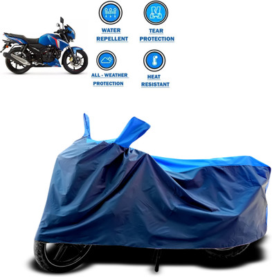CODOKI Two Wheeler Cover for TVS(Apache RTR 180, Blue)