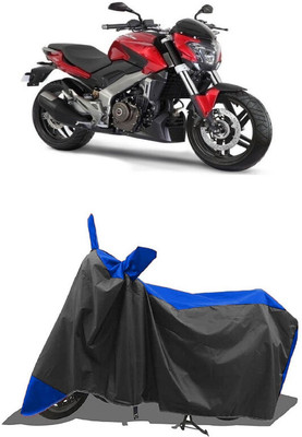 SUGASHRI Waterproof Two Wheeler Cover for Bajaj(Pulsar 250, Blue, Black)