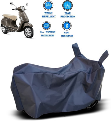 PAGORA Two Wheeler Cover for Piaggio(Vespa VXL, Blue)