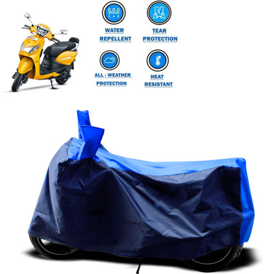 PAGORA Two Wheeler Cover for Hero(Pleasure, Blue)