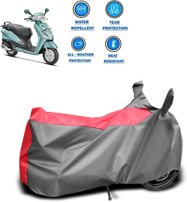 CODOKI Two Wheeler Cover for Hero(Duet, Grey)
