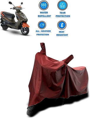 CODOKI Waterproof Two Wheeler Cover for Okinawa(Ridge Plus, Maroon)