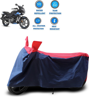 PAGORA Two Wheeler Cover for Bajaj(Pulsar 220F, Red)