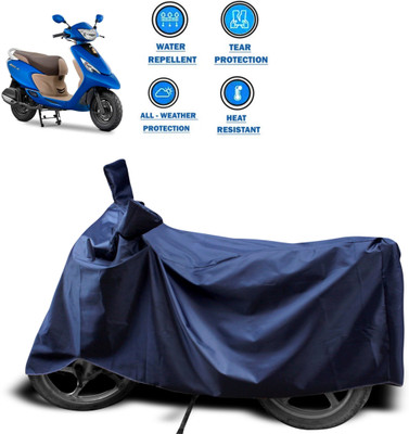CODOKI Two Wheeler Cover for TVS(Zest, Blue)