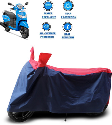 PAGORA Two Wheeler Cover for Hero(Pleasure+ 110, Red)