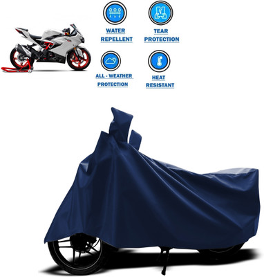 CODOKI Two Wheeler Cover for TVS(Apache RR 310, Blue)