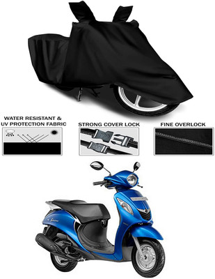 SK AUTO Waterproof Two Wheeler Cover for Yamaha(Fascino, Maroon)