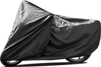 GOSHIV-car and bike accessories Two Wheeler Cover for Bajaj(Black)