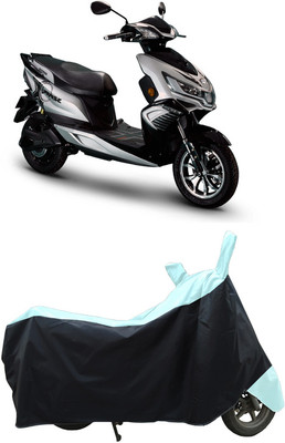 Coxtor Waterproof Two Wheeler Cover for Okinawa(i-Praise, White)