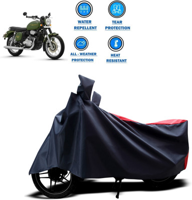 CODOKI Two Wheeler Cover for JAWA(42 BS6, Red)