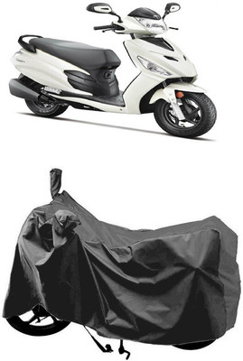 SUGASHRI Waterproof Two Wheeler Cover for Hero(Electric Dash BS6, Grey)