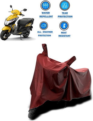 CODOKI Waterproof Two Wheeler Cover for Honda(Dio, Maroon)