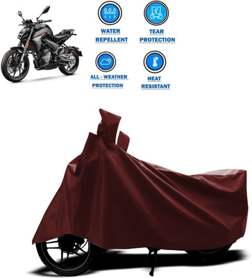 PAGORA Waterproof Two Wheeler Cover for CFMoto(300NK, Maroon)