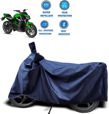 GOSHIV-car and bike accessories Two Wheeler Cover for Universal For Bike(Blue)