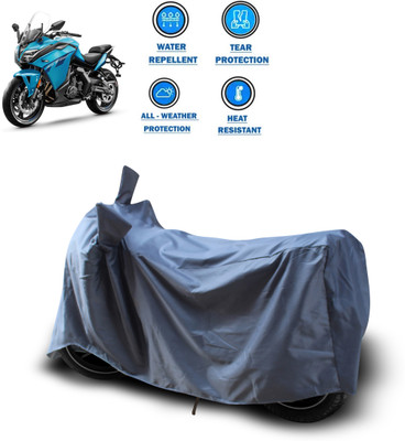 PAGORA Waterproof Two Wheeler Cover for CFMoto(650GT, Grey)