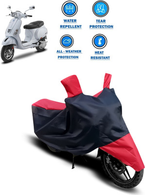 CODOKI Two Wheeler Cover for Piaggio(Vespa SXL, Red)