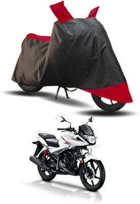 SK AUTO Two Wheeler Cover for Hero(Ignitor, Red, Black)