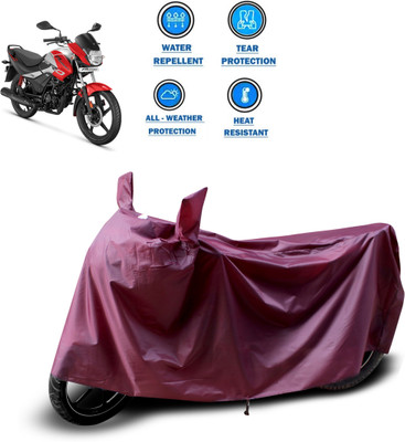 CODOKI Waterproof Two Wheeler Cover for Hero(Passion Pro i3S, Maroon)