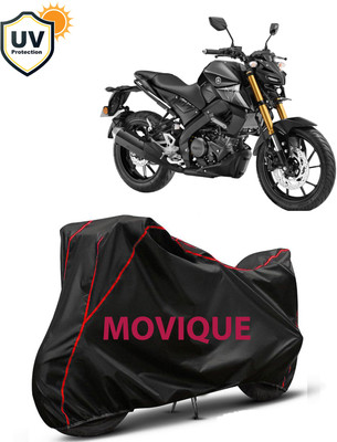 AutoGalaxy Waterproof Two Wheeler Cover for Yamaha(MT 15, Black, Red)
