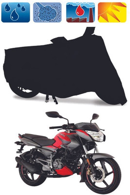 Mdstar Waterproof Two Wheeler Cover for Bajaj(Pulsar 135 LS DTS-i, Black)