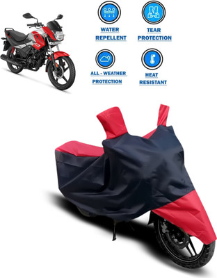PAGORA Two Wheeler Cover for Hero(Passion Pro i3S, Red)