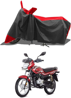 SK AUTO Two Wheeler Cover for Bajaj(Platina 100, Red)