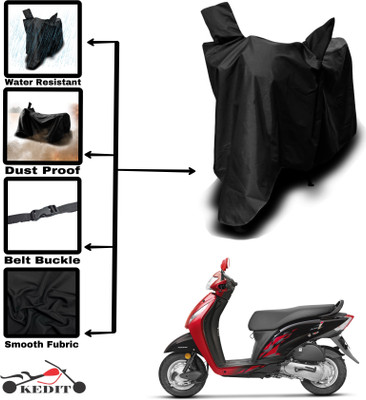 SK AUTO Two Wheeler Cover for Honda(Activa i, Black)