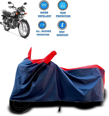 CODOKI Two Wheeler Cover for Hero(Splendor Plus, Red)