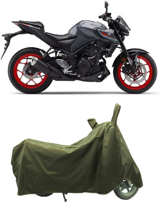 Coxtor Waterproof Two Wheeler Cover for Yamaha(MT 03 BS6, Gold)