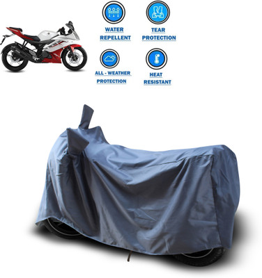 CODOKI Waterproof Two Wheeler Cover for Yamaha(YZF R15 Ver 2.0, Grey)