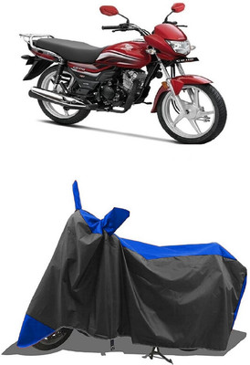 SUGASHRI Waterproof Two Wheeler Cover for Honda(CD 110 Dream, Blue, Black)