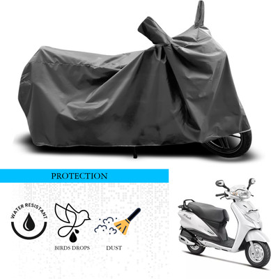 GOSHIV-car and bike accessories Waterproof Two Wheeler Cover for Hero(Duet LX 110CC, Grey)